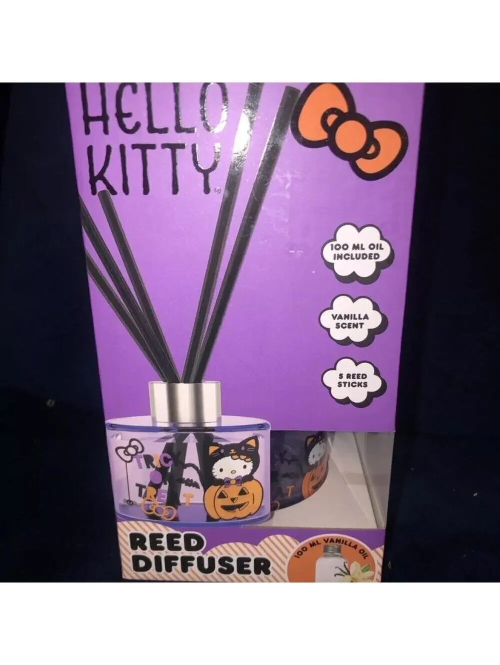 Hello Kitty, Halloween Reed Diffuser! Vanilla Scented! New 2024!